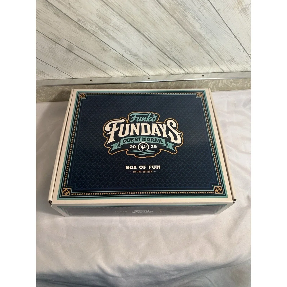 2026 Funko Fundays Quest For The Grail Box of Fun EMPTY BOX COLLECTOR New